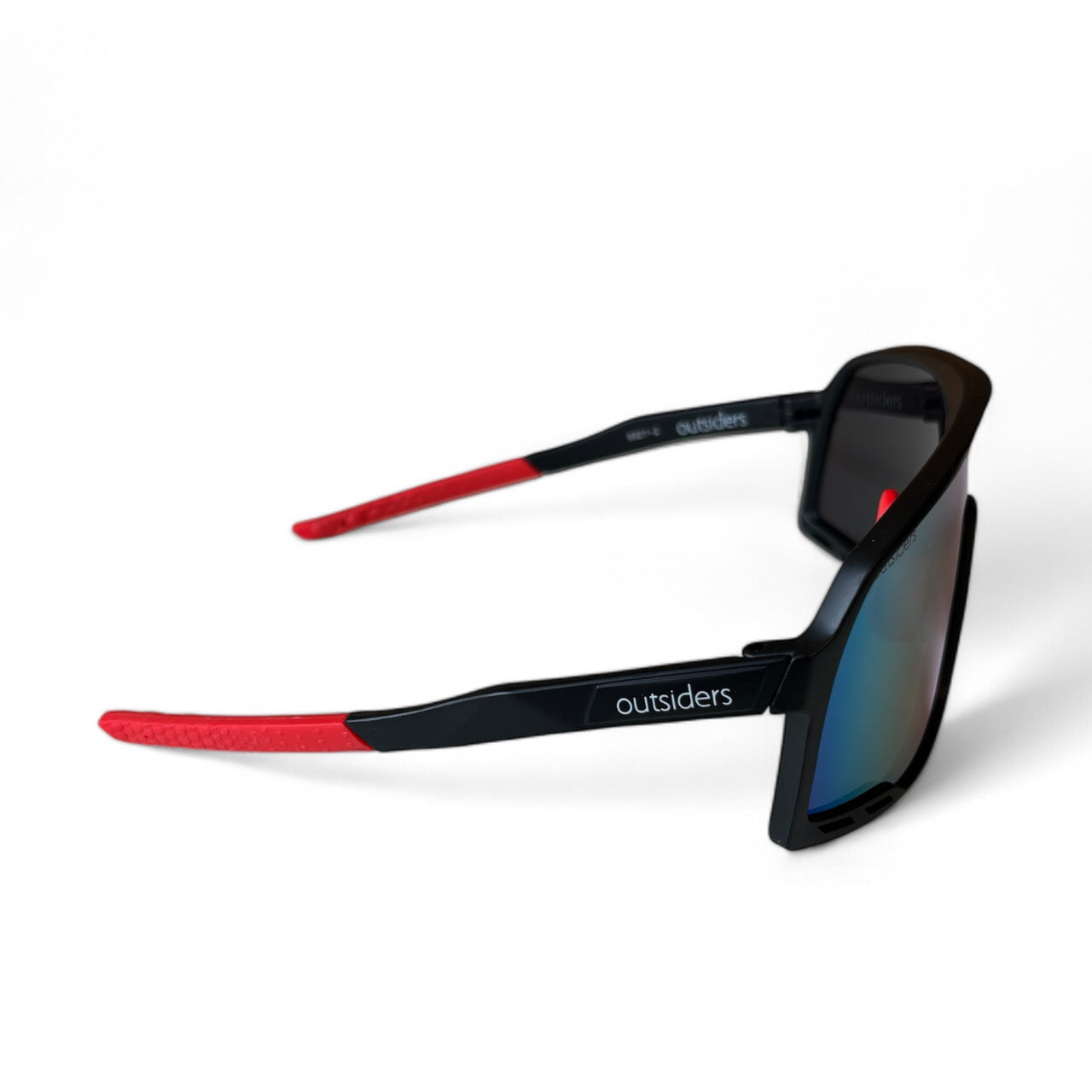 Outsiders Rush Sunglasses - Black Red Scorch