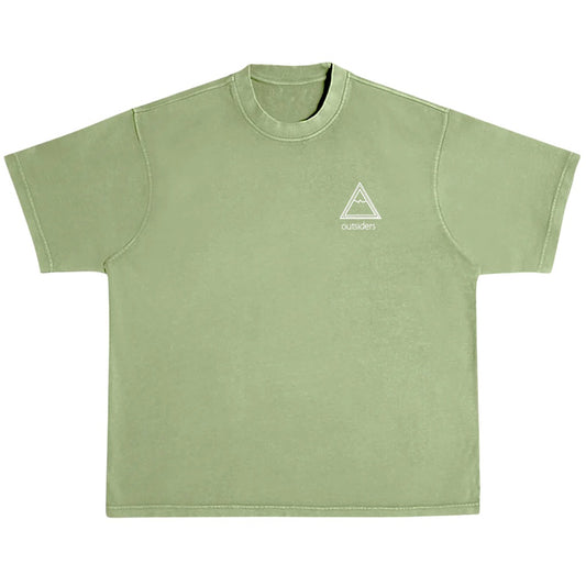 Outsiders Stencil T-shirt - Green